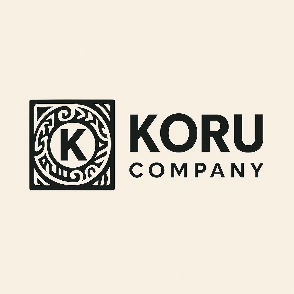 Ambiente visual da Koru Company